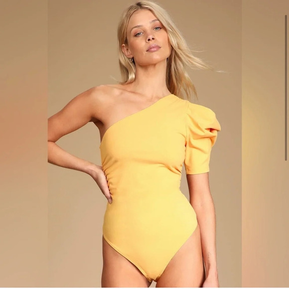 Free People Intimately Somethin Bout You Bodysuit One Shoulder Small Revolve - Picture 3 of 12